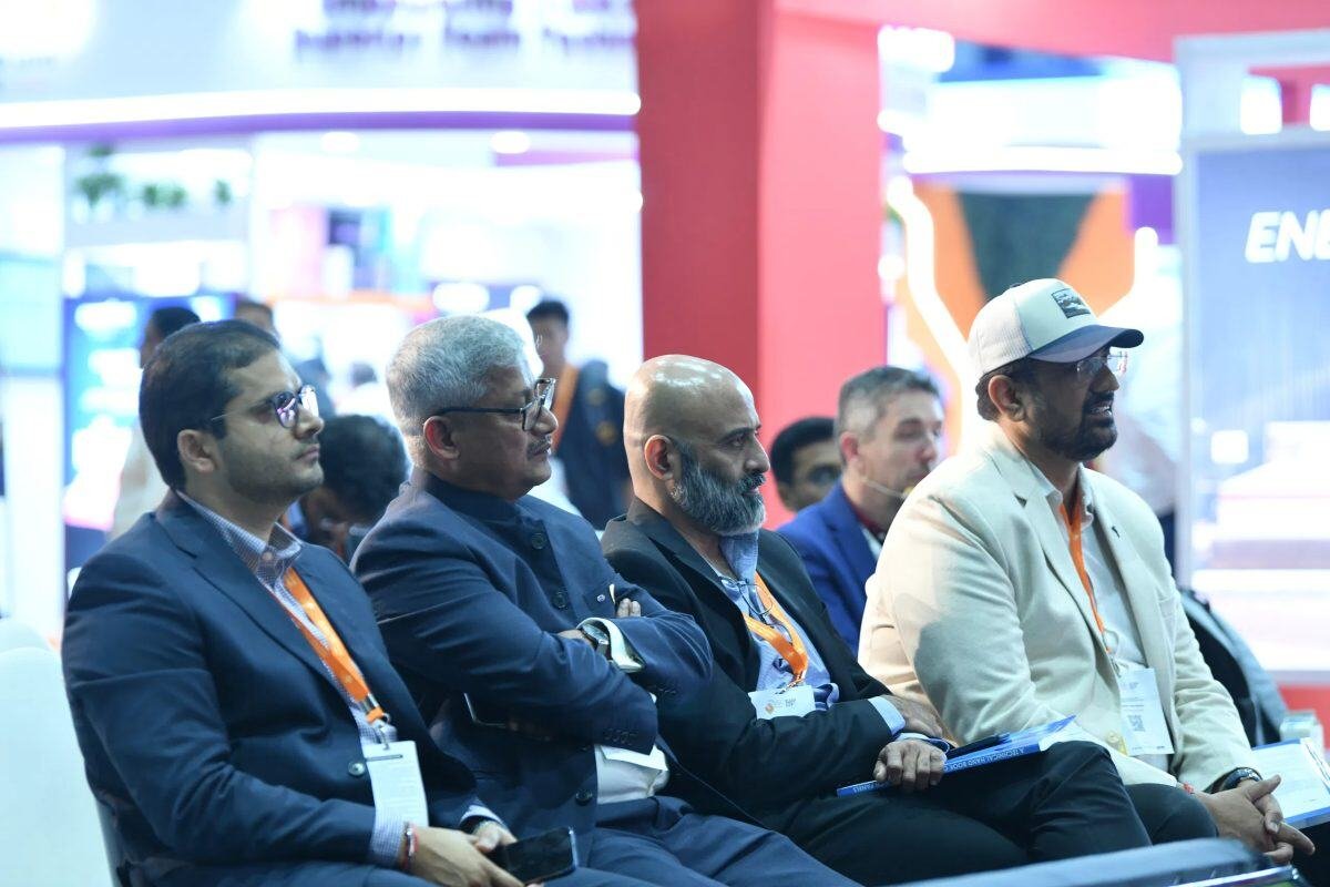 Delegates at a conference session
